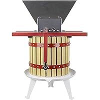 Fruit Wine Press and Crusher,100% Nature Apple&Grape&Berries Crusher Manual Juice Maker for Kitchen
