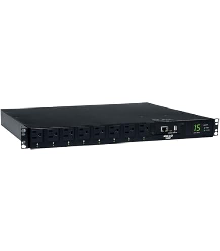 Amazon.com: Tripp Lite Metered PDU with ATS, 15A, 8 Outlets