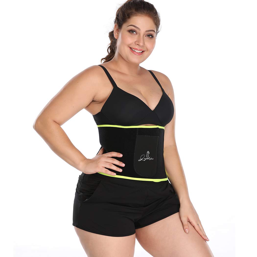 Women Weight Loss Waist Trimmer Trainer Beltadjustable Ab Sauna Belt Stomach Wrap Body Shaper