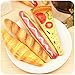 Novelty Gift Pens Bread Hot Dog Ice Cream Pizza Pen Stick Magnet Ballpoint Pens Toy Creative Gift Pen Writing Pens Stationery School Office Suppliers Pack of 4