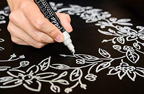 Loddie Doddie 4ct BRIGHT WHITE Chalk Markers for use on Chalk, Dry Erase and Glass surfaces and more!