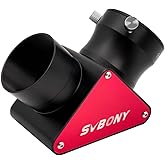 SVBONY SV188P Telescope Diagonal, 2" 90&deg;Mirror Diagonal 99% Reflectivity | Upright Image, Reflectivity Dielectric Coatings Increase Brightness Sharp and Clear, with Brass Compression Rings Fixed Tight
