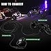 LED Kingdomus 118 Inch Extension Cord Cable Wire for LEDKingdomus 4 & 8 Pods LED Rock Lights, Compatible with Cars Jeeps Off Roads Trucks SUVs ATVs Motorcycles