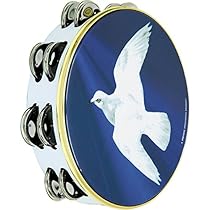 Remo Praise Tambourine - Religious Dove, 10
