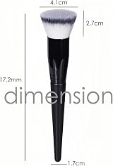 HAPPITON Makeup Brush Kabuki Flat Top Foundation Brush view 4