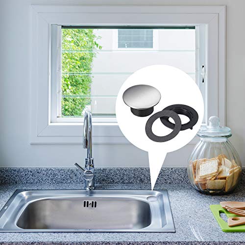 Brushed Stainless Steel Kitchen Fixtures Kitchen Faucet Hole Cover