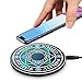 Magic Array Wireless Charger, Ultra-Thin Qi Wireless Charging Pad, 7.5W for iPhone 11 Pro MAX/X/XS/MAX/8/8 Plus, 10W Fast Charging Galaxy S10e Plus/Note 9/S9/S8 Edge More (NOT Adapter) (Black)