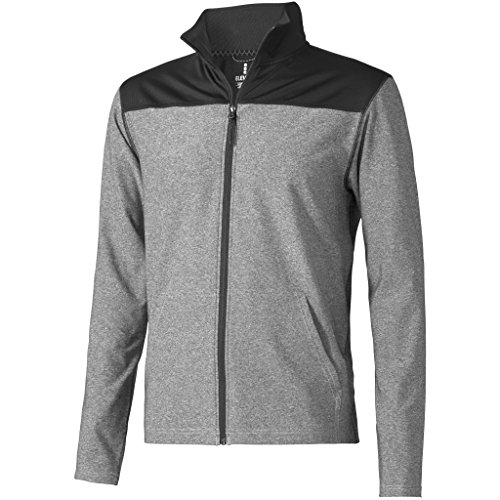 Elevate Mens Perren Knit Jacket (XXL) (Heather Red) - Thumbnail 4
