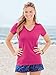Fruit of the Loom womens 5 oz. 100% Heavy Cotton HD V-Neck T-Shirt(L39VR)-ROYAL-L