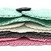 Elesa Miracle Baby Hair Accessories Baby Girl's Gift Box with Knit Crochet Turban Headband Winter Warm Headband (4pc- Button)