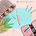 [2nd Gen] Yarn Mania Aiyana Crochet Hooks | Light Up Crochet Hooks with 9 Sizes Interchangeable Aluminum Heads | Ergonomic Curve Shape, Soft Handle and Two Brightness Settings (Light Pink)
