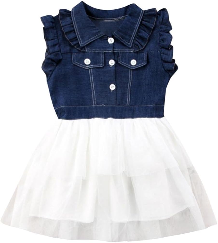 denim tutu dress