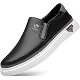 Trsorini Mens Casual Shoes Soft Comfortable Flat Lightweight Moccasin Classic Breathable Leather Men's Shoes