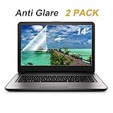 [2 Pack] 14" Anti Glare Anti Scratch Laptop Screen Protector Compatible HP/DELL/Asus/Acer/Sony/Samsung/Lenovo/Toshiba, Display 16:9