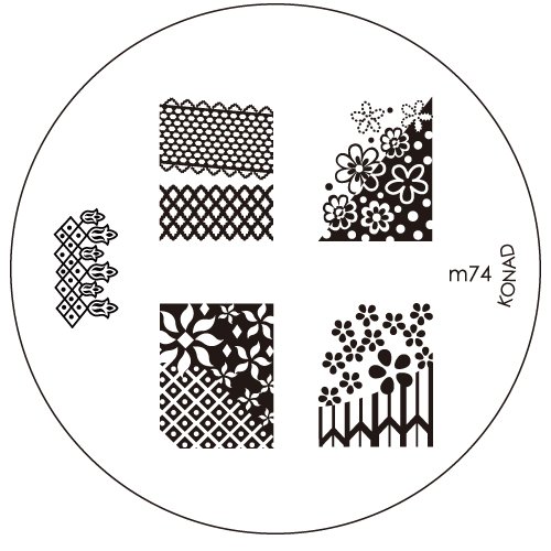 Konad Nail Art Konad Stamping Nail Art Image Plate M74