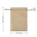 ANPHSIN 75 Pcs Small Burlap Gift Bags with Drawstring - 5.4
