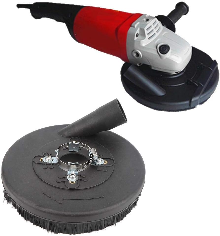 Black Durable Dust Extractor for Angle Grinders Grinding