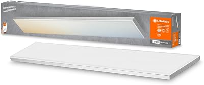 Plafonnier LED intelligent, panneau intérieur avec technologie WiFi, couleur de la lumière variable (3000K-6500K), 800mm x 100mm, compatible avec Google et Alexa, SMART+ WIFI PLANON FRAMELESS