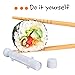 Sushi Roller Kit KE & KA Gadget Easy Sushi Rolls Maker, Rice Roller Sushi Roller Machine