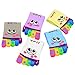 Lystaii 5 Pairs Five Toes Trainer Toe Ankle Socks Valentine's Day Gift Girl Women Socks