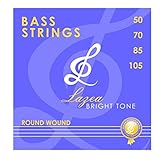 Bass Guitar Strings - Lazea Bright Tone - 4 Strings - Round Wound - Nickel Alloy, .050 - .105