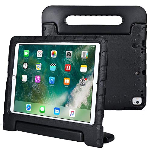 Bolete New iPad 10.2 Case 2019 / iPad Air 3rd Generation 2019 Case, Kids Friendly Shockproof Protective Handle Stand Cover fit iPad Air 3rd Gen 2019 / iPad Pro 10.5 2017 Tablet, Black