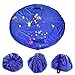 Everfunny Children's Play Mat and Toys Storage Bag - 60 inch Kids Playbag Toys Organizer Quick Pouch. Great for Storing Medium and Large Size Toy, Portable, Sturdy-Blue
