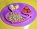 Deelish Baby Plate for Toddlers, Silicone Placemat for Kids, BPA Free, Non-Slip, 3 Compartments, Pink