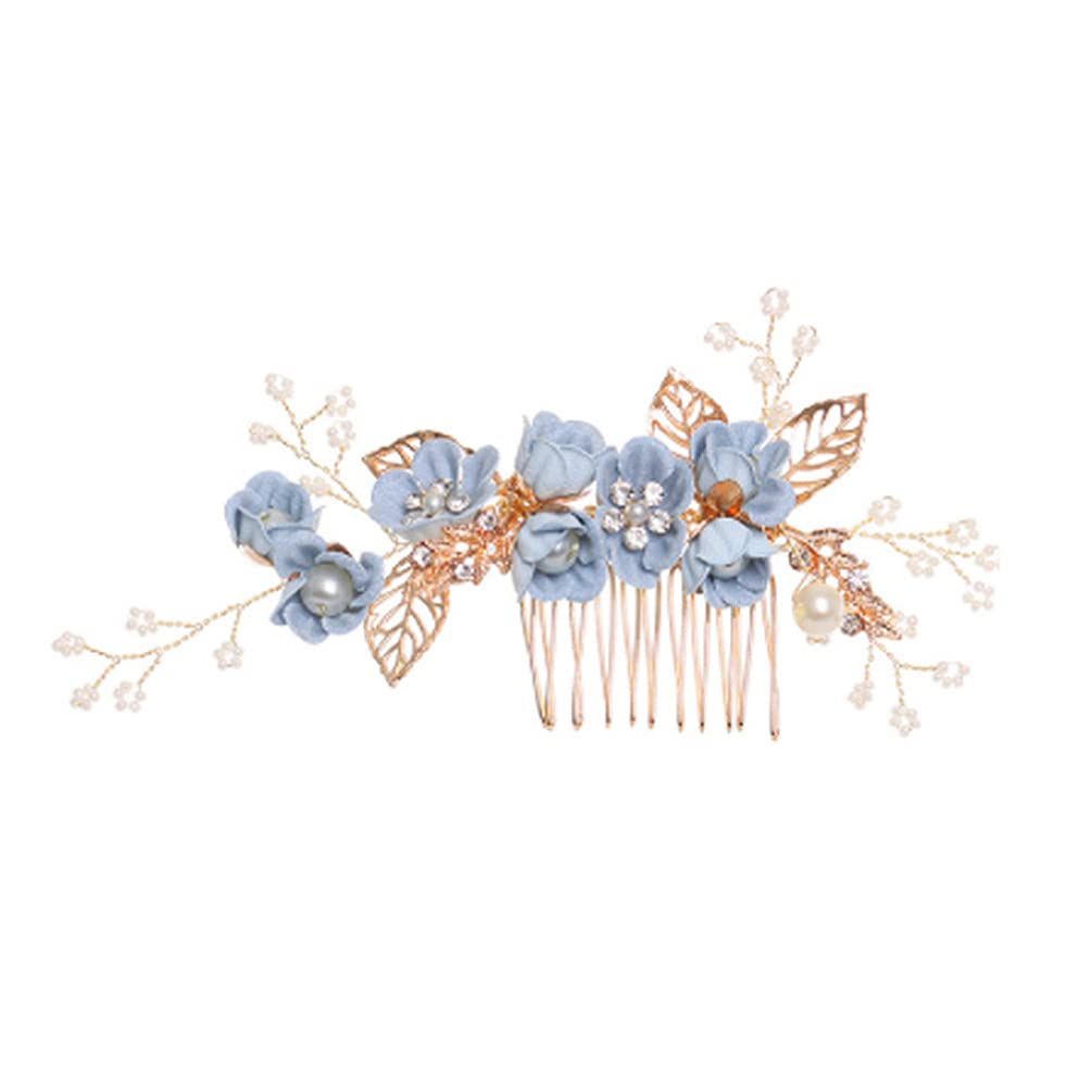 minkissy Wedding Hair Comb Rhinestone Crystal Bridal Hair Accessories for Bride and Bridesmaids Elegant Decoration for Special Occasions Party Prom — image 1