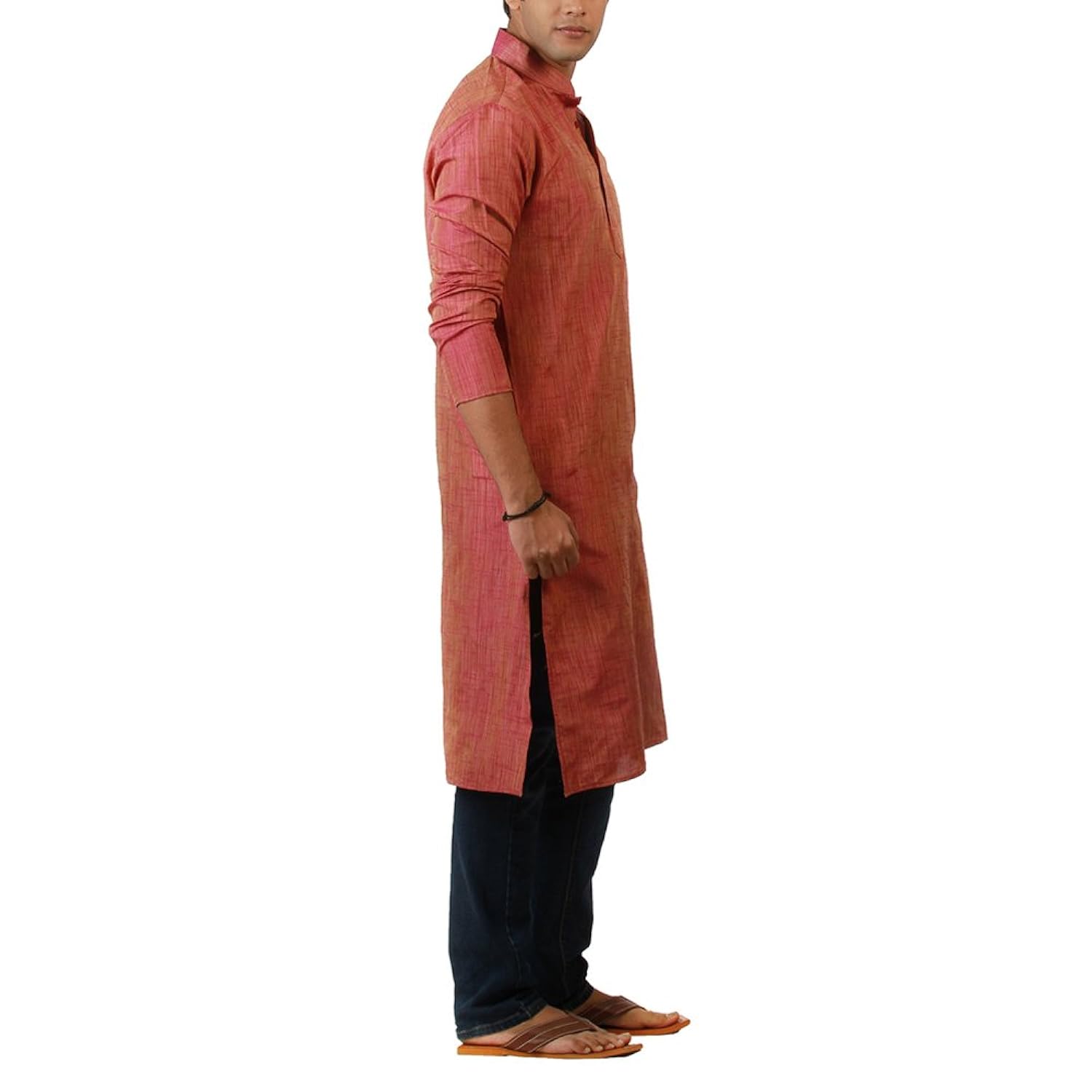 amora men's blended khadi kurta