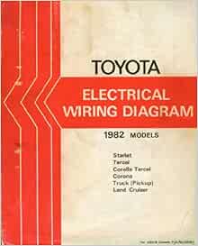 Toyota Wiring Diagram 1982 Models: Starlet; Tercel; Corolla Tercel
