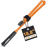 ABBREE SMA-Female Ham Radio Orange Antenna VHF/UHF 18.8-inch 144/430MHz High Gain Foldable CS Tactical Antenna for Baofeng UV-5R BF-F8HP Pro 5RM K5PLUS GM21 AR-152 Quansheng K6 UVK5(8) Radio