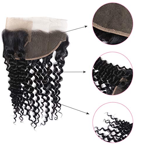 Deep-Wave-Lace-Frontal-13x4-Free-Part-10-inch-100-Unprocessed-Virgin-Brazilian-Deep-Curly-Human-Hair-Lace-Frontal-Natural-Black