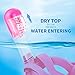SeeWorld 180° Panoramic Full Face Snorkel Mask -Larger Viewing Area Free Breath Technology with Anti-fog and Anti-leak Snorkeling Design(Kids Pink, XS For 5-10 years kids)