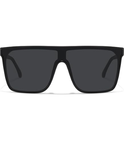Amazon.com: LYZOIT Square Oversized Sunglasses for Women Men  display picture 3