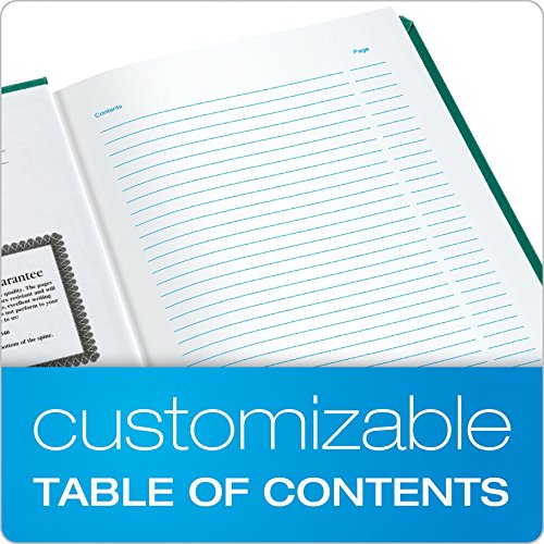 Boorum & Pease 66 Series Account Book, Journal Ruled, Green, 500 Pages