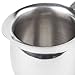 (6 Pack) 5-Ounce Stainless Steel Bell Creamer, 150 ml. Coffee Creamer Pitcher / Bell-Shaped Serving Cream Pitcher, Commercial Quality Bell Pitchers by Tezzorio