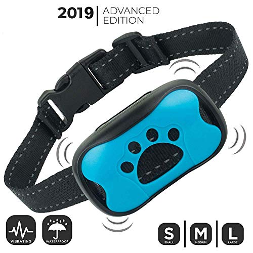 Dog Bark Collar- Automatic Anti Barking Training Collar with Beep and Vibration, No Painful Shock for Small Medium Large Dogs
