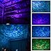 Light Projector, Ohuhu Remote Control Night Light Upgraded Ocean Wave Light Projector 7 Colors with Built-in Speaker