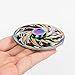 Opard Tri Rainbow Fidget Spinner R188 Central Bearing Colorful for Child and Adult (Zinc Alloy Whirlwind)