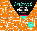 Animal Party Doodles Place Mats