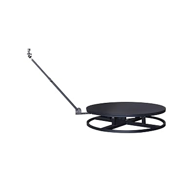 WISVANAI 360 Photobooth Machine Slow Motion Rotating Portable Selfie Platform Spin 360 Degree Photo Booth with Rotating Stand 45.2&amp;amp;amp;quot;