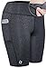FITTIN Women's Active Fitness Pocket Sports Shorts - Yoga Running Activewear Workout Gym Running Leggings 3-Pack XL