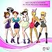 QTni Bachelorette Party Photo Booth Prop Set of 21 with Real Gold Glitter on Super Thick 400 GSM Glossy Cover Cardstock Paper