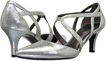 lifestride silver dress shoes