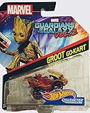 Hot Wheels 1:64 Marvel Character Car Guardians of the Galaxy Groot Go-Kart DXM05-0910