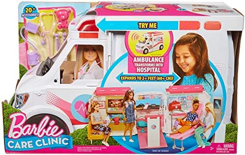 barbie care clinic playset with accessories