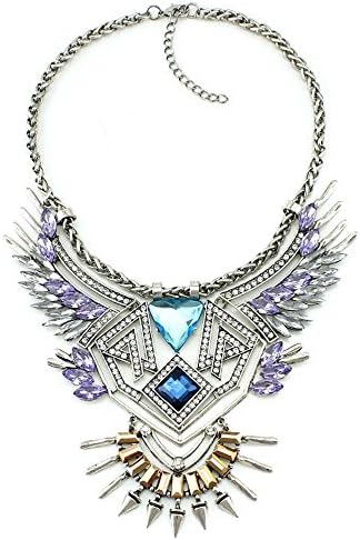 efigo Fashion Statement Necklace Choker Collar Bib Necklace Vintage Boho Costume Jewelry for Women Girls