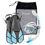 Seavenger Aviator Snorkeling Set with Gear Bag