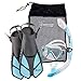 Seavenger Aviator Snorkeling Set with Gear Bag